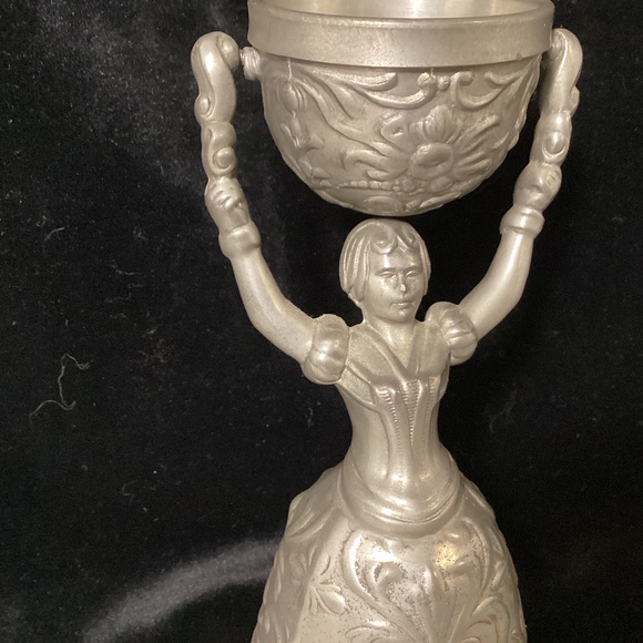 Vintage German Pewter Wedding Cup - Picture 3 of 8